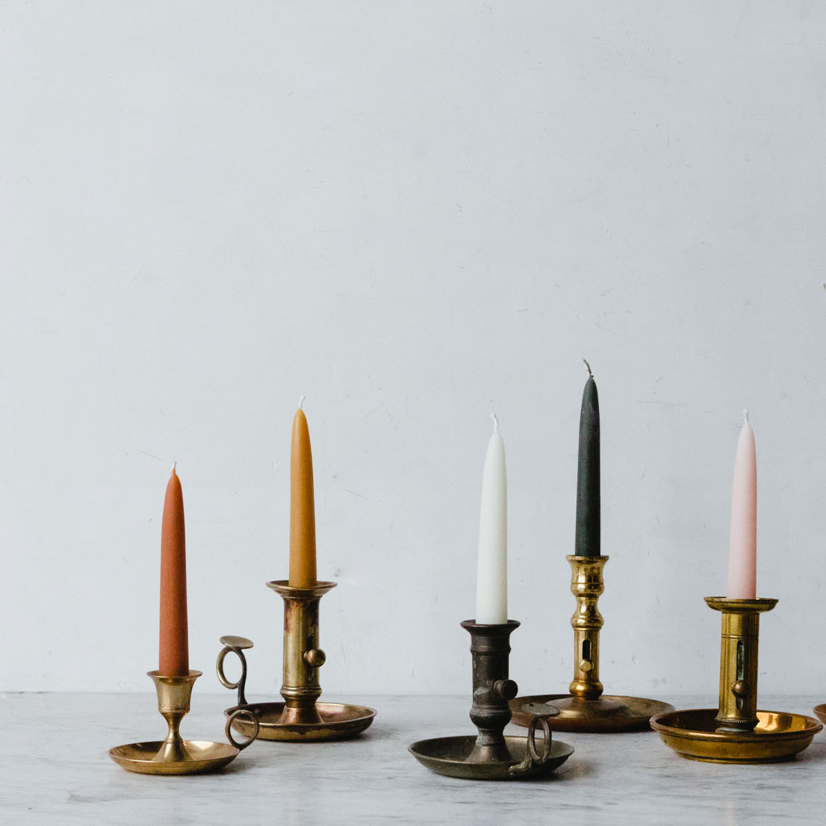 Brass Chamber-stick Candle Holder – Hecate's Light