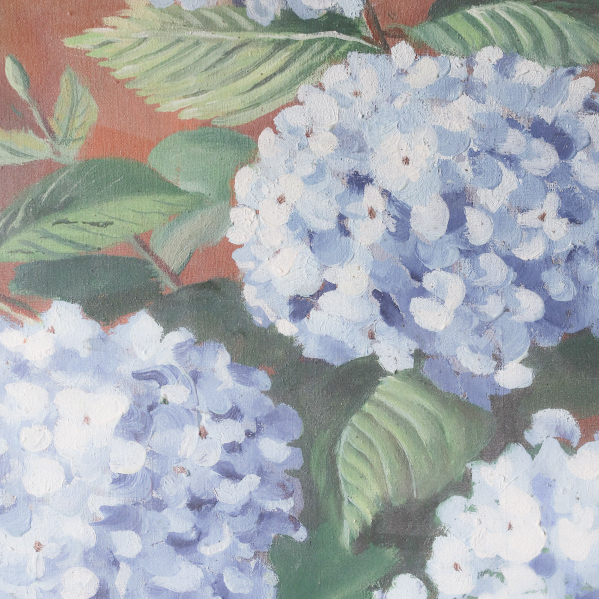 Les Hortensias d'Arlette Floral Oil Painting