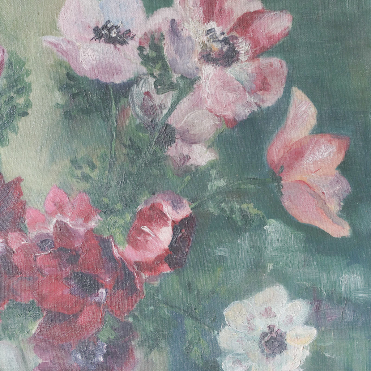 Les Coquelicots Floral Oil Painting