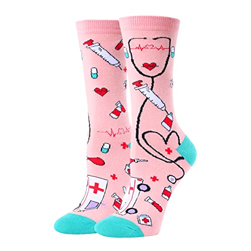 Novelty Dance Socks for Women who Love to Dance, Funny Gifts for Dancers,  Dance Teacher Appreciation Gifts