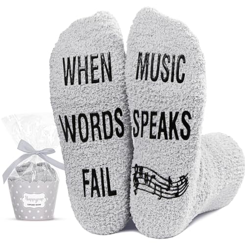  HAPPYPOP Funny Socks Music Gifts Piano Gifts For Women Teens