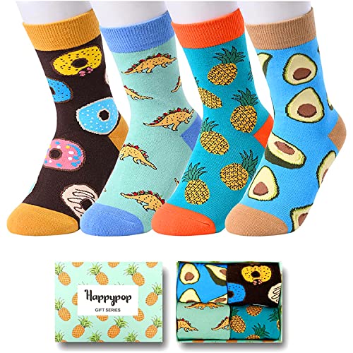 HAPPYPOP Unisex Ice Cream Gifts For Ice Cream Lovers Ice Cream Socks, Funny  Gifts For Men Women