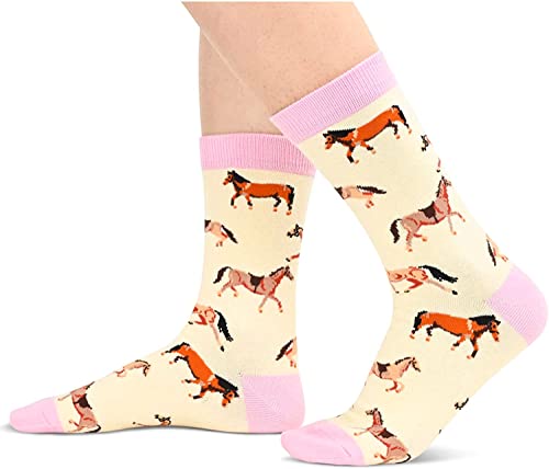 Women's Embracing Horses Socks, Multi