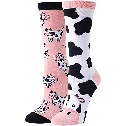 Funny Saying Cow Gifts for Women,Crazy Cow Lady,Novelty Cow Print Sock –  Happypop