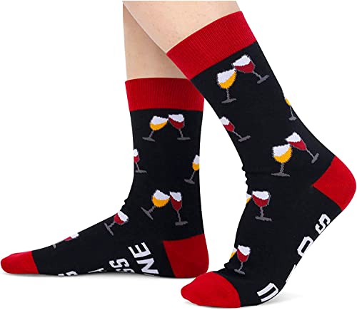 Champagne Lover Gift Unique Champagne Socks Funny Champagne Gift for Women, Ideal Gifts for Champagne Lovers and Drinkers