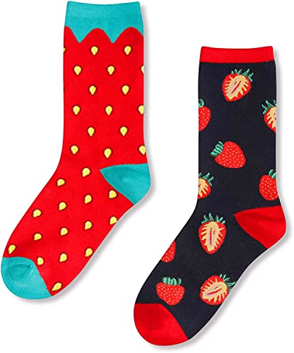 Womens Funny Cute Strawberry Socks Ts For Strawberry Lovers Happypop