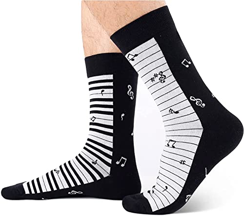  HAPPYPOP Funny Socks Music Gifts Piano Gifts For Women Teens