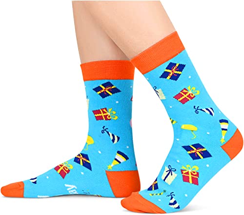 Mermaid Lover Gifts for Girls Mermaid Gifts for Children Fun Girls Novelty Mermaid Socks Knee High, Gifts for 4-7 Years Old Girls