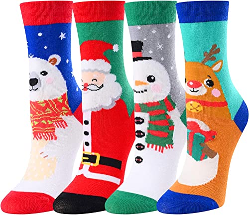 Children Crazy Funny Elf Socks Christmas Gifts