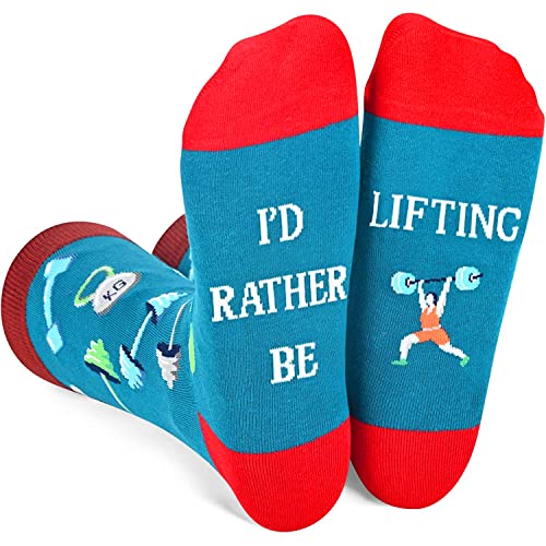 Novelty Weightlifting Socks, Funny Weight Lifting Gifts for Weight Lif –  Happypop