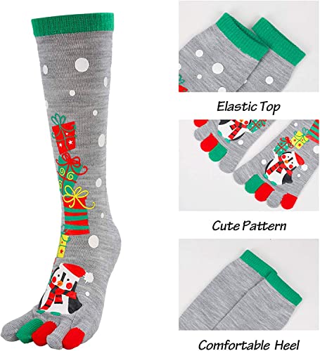 Women's Funny Unique Toe Separator Stocking Stuffers Christmas Socks ...