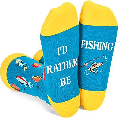 Unisex Fly Fishing Socks Fishing Pole Socks Gone Fishing Socks, Fishin –  Happypop