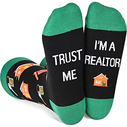 Unisex Realtor Socks, Fun Real Estate Agent Gifts, Realtor Gifts for W –  Happypop