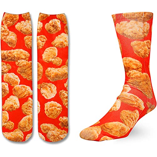 Men's Novelty Tube Weird Chicken Nugget Socks Gifts for Food Lovers ...