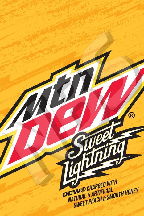 Mtn Dew Sweet Lightning UF1 Decal — Midwest Beverage