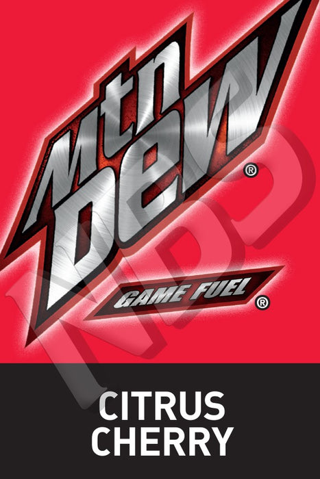 Mtn Dew Game Fuel Citrus Cherry Uf1 Decal Midwest Beverage