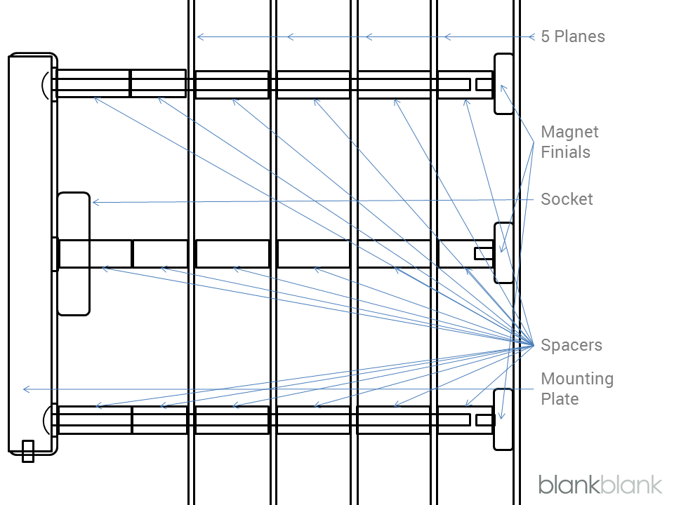 Expansion Sconces by Rob Zinn for blankblank