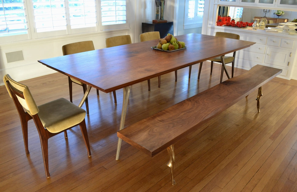 Squared Cast/Mill Dining Table by Rob Zinn for blankblank blankblankinc
