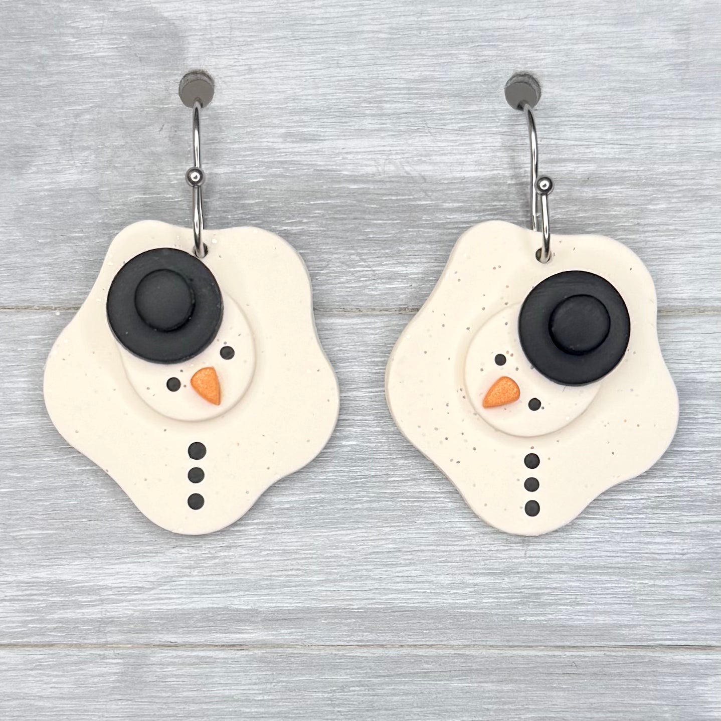 Melted Snowman Dangles