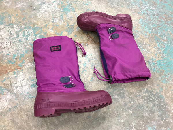 sorel boots purple