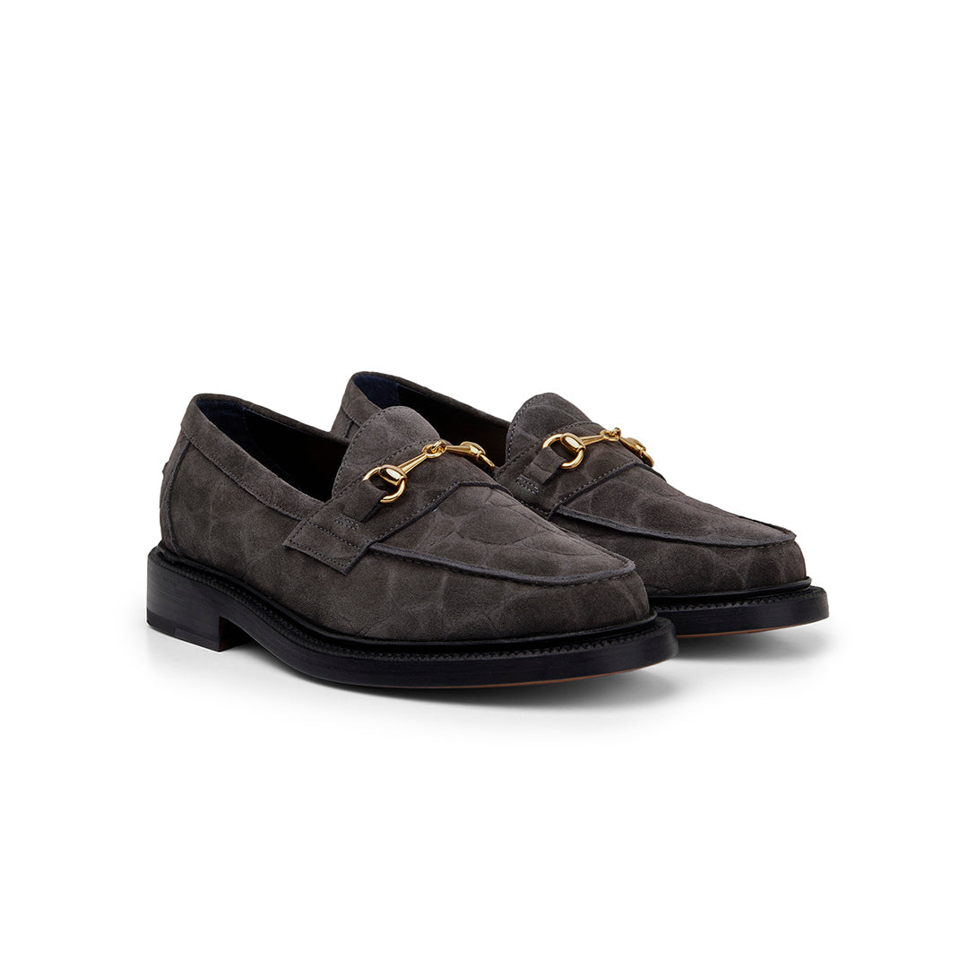 The Mason Horse Bit Loafer, Elephant - Blackstock & Weber