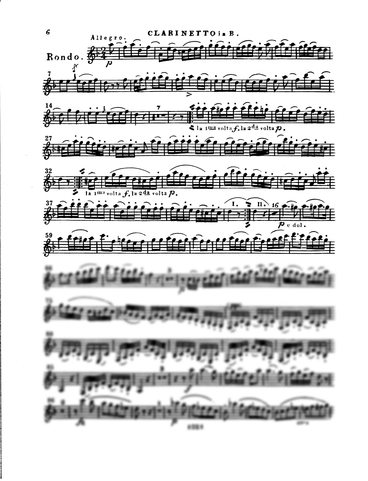 Crusell Clarinet Quartet No 2 In C Minor Op 4 Parts Camco
