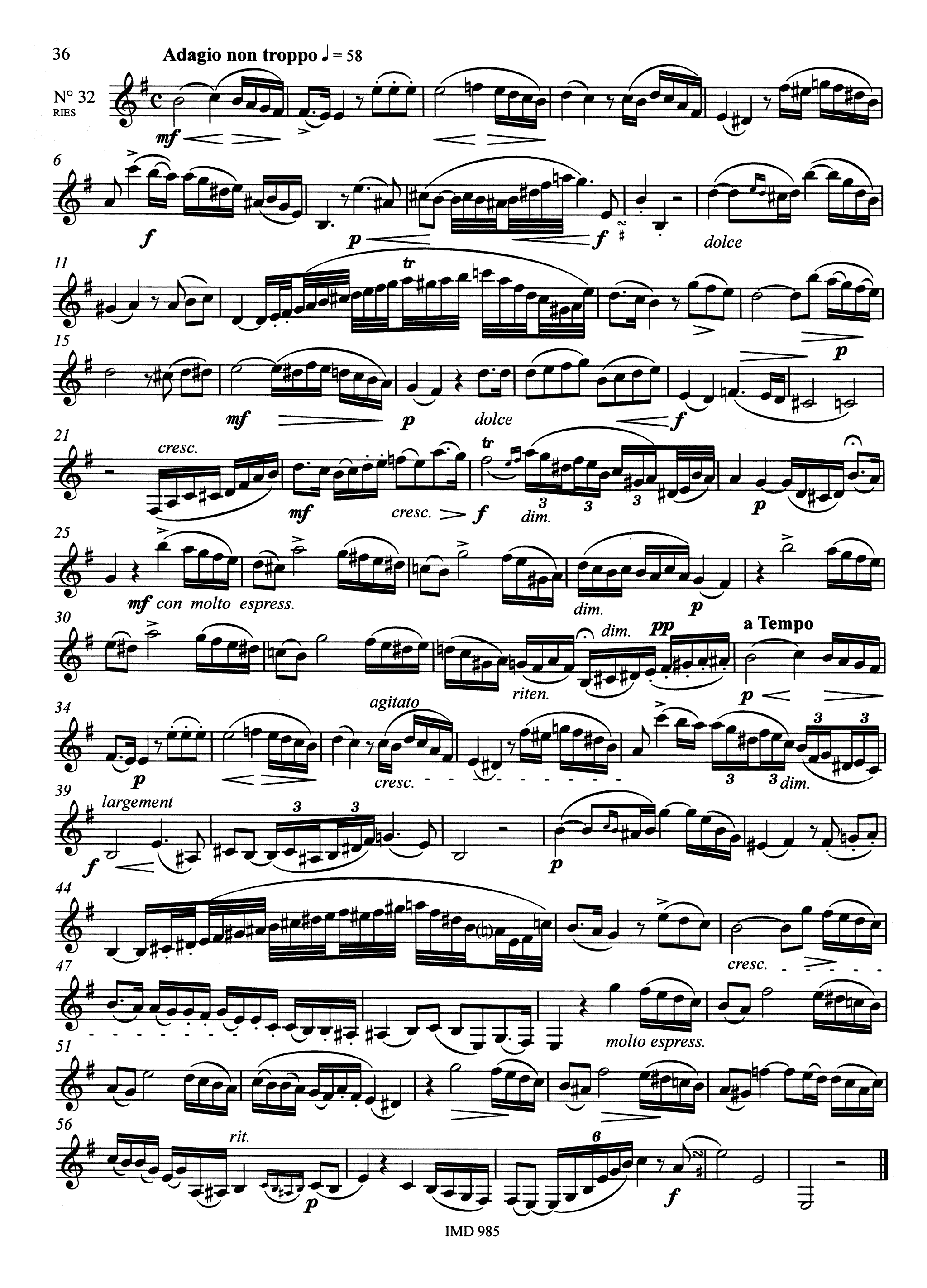 Rose 40 Etudes For Clarinet Edited By Philippe Cuper Imd Camco