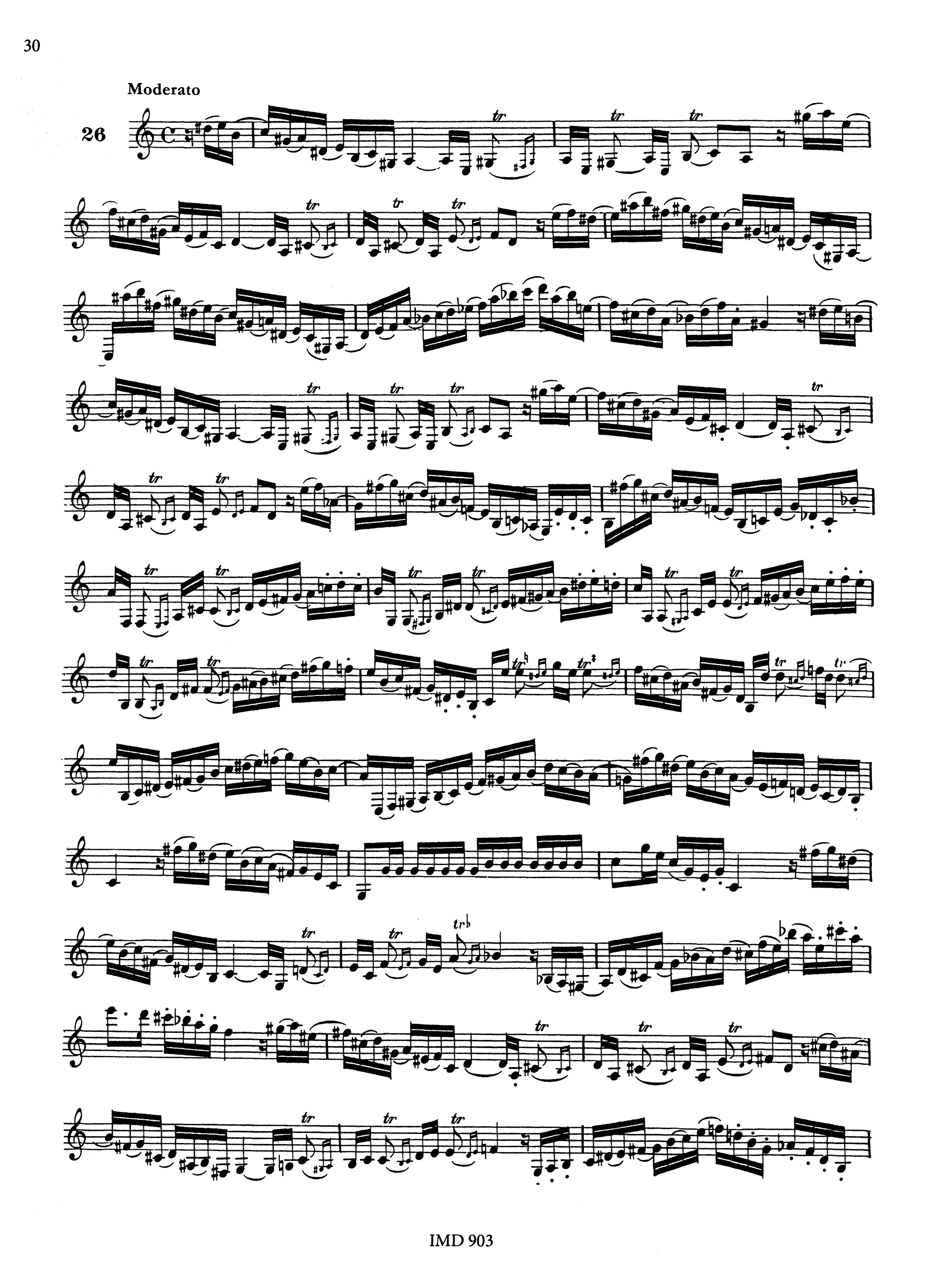 Rose Cyrille 26 Clarinet Etudes From Kreutzer Mazas Imd Camco