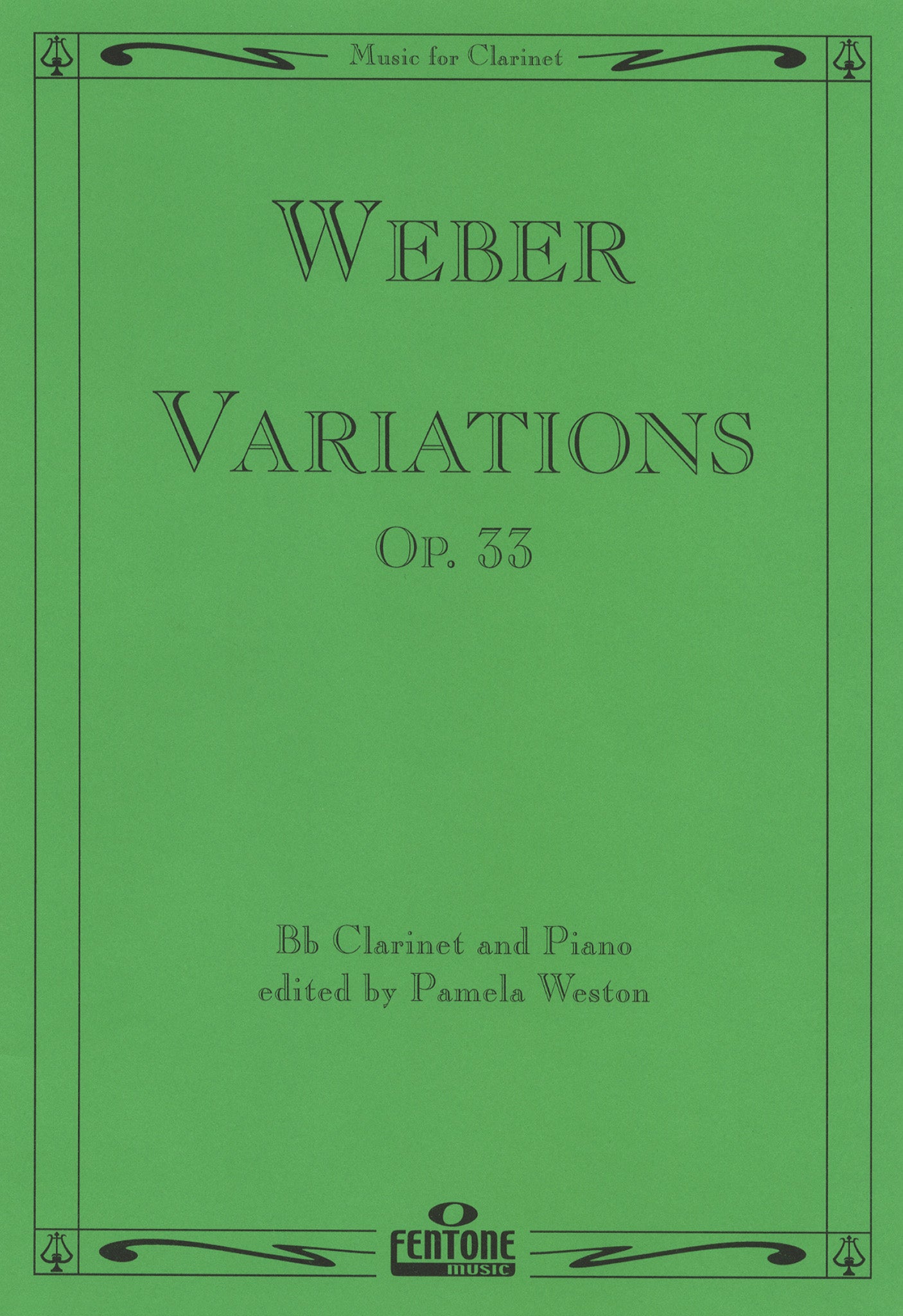 Weber Variations On A Theme From Silvana Op 33 J 128 Fentone Camco