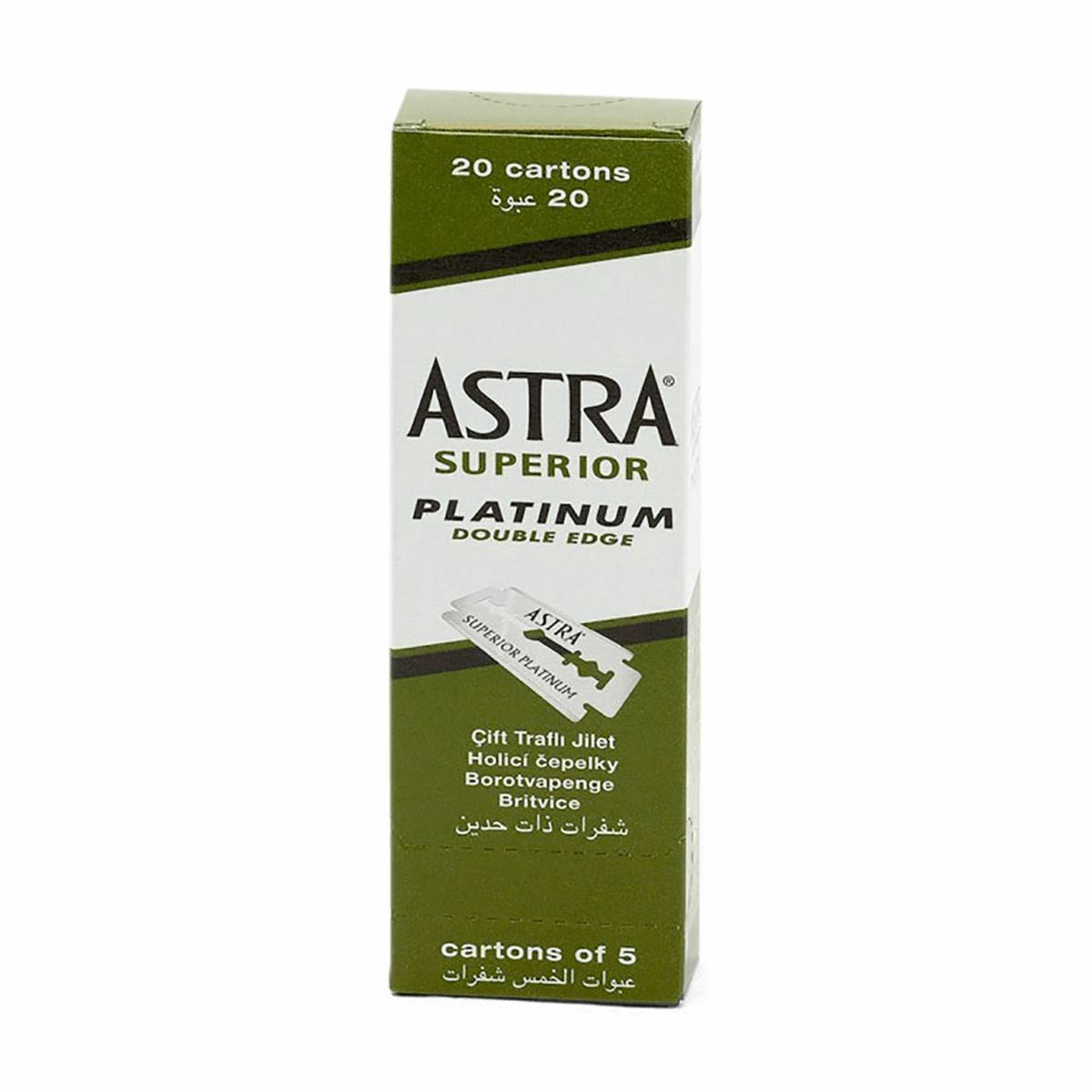 100 Astra Platinum Razor Blades From Astra Shop Now At Kami Basics