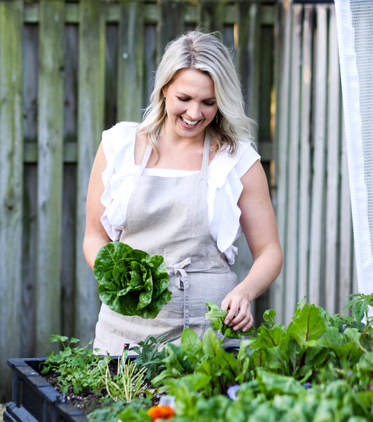 georgia barnes and raised garden bed