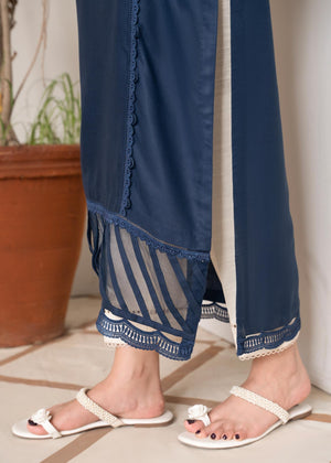 Sapphire blue Kurta Set for Women