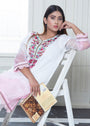 White Kurta Set for Women