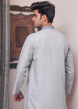 Grey Kurta for Men