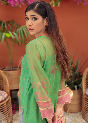 Green Kurta Set for Women