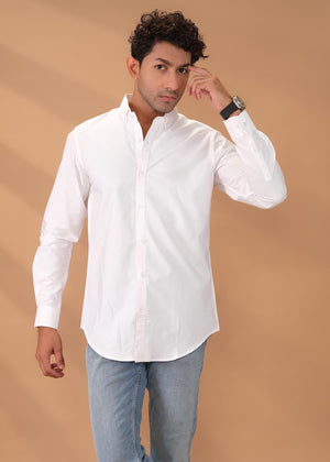 White Casual Shirt for Men