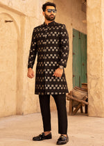 Black Sherwani for Men