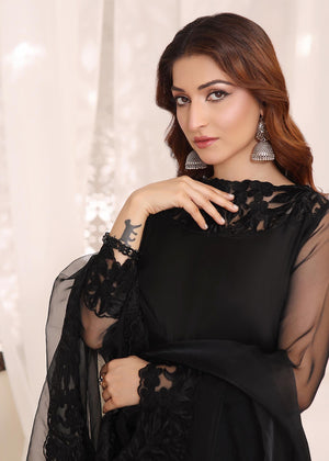 Black Kurta Set for Women