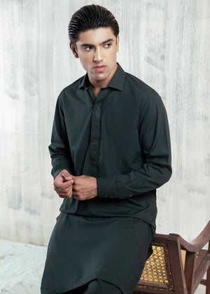 Green Shalwar Kameez for Men
