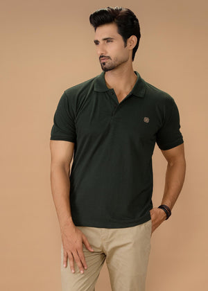 Dark green Polo Shirt for Men