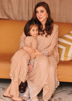 Beige Kurta Set for Women