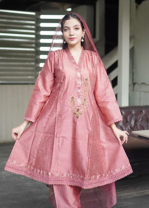 Pink Short Frock for Women