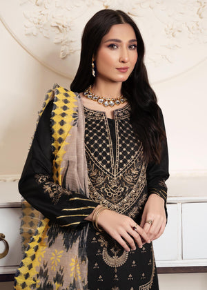 Black Kurta Set for Women