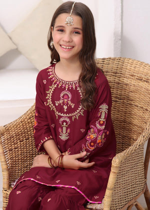 Maroon Gharara for Girl