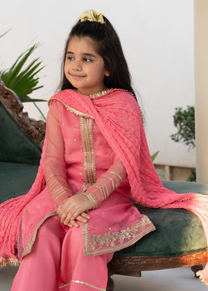 Pink Kurta Set for Girl
