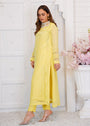 Lemon yellow Kurta Set for Women