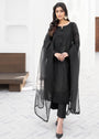 Black Kurta Set for Women
