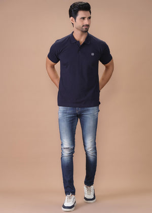 Black Polo Shirt for Men