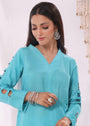 Sky blue Kurta Set for Women
