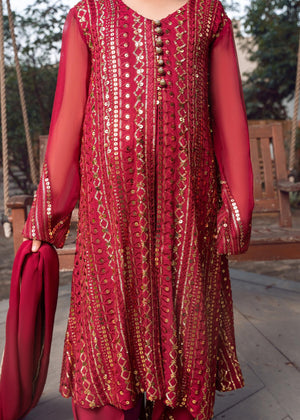 Maroon Gown for Girl